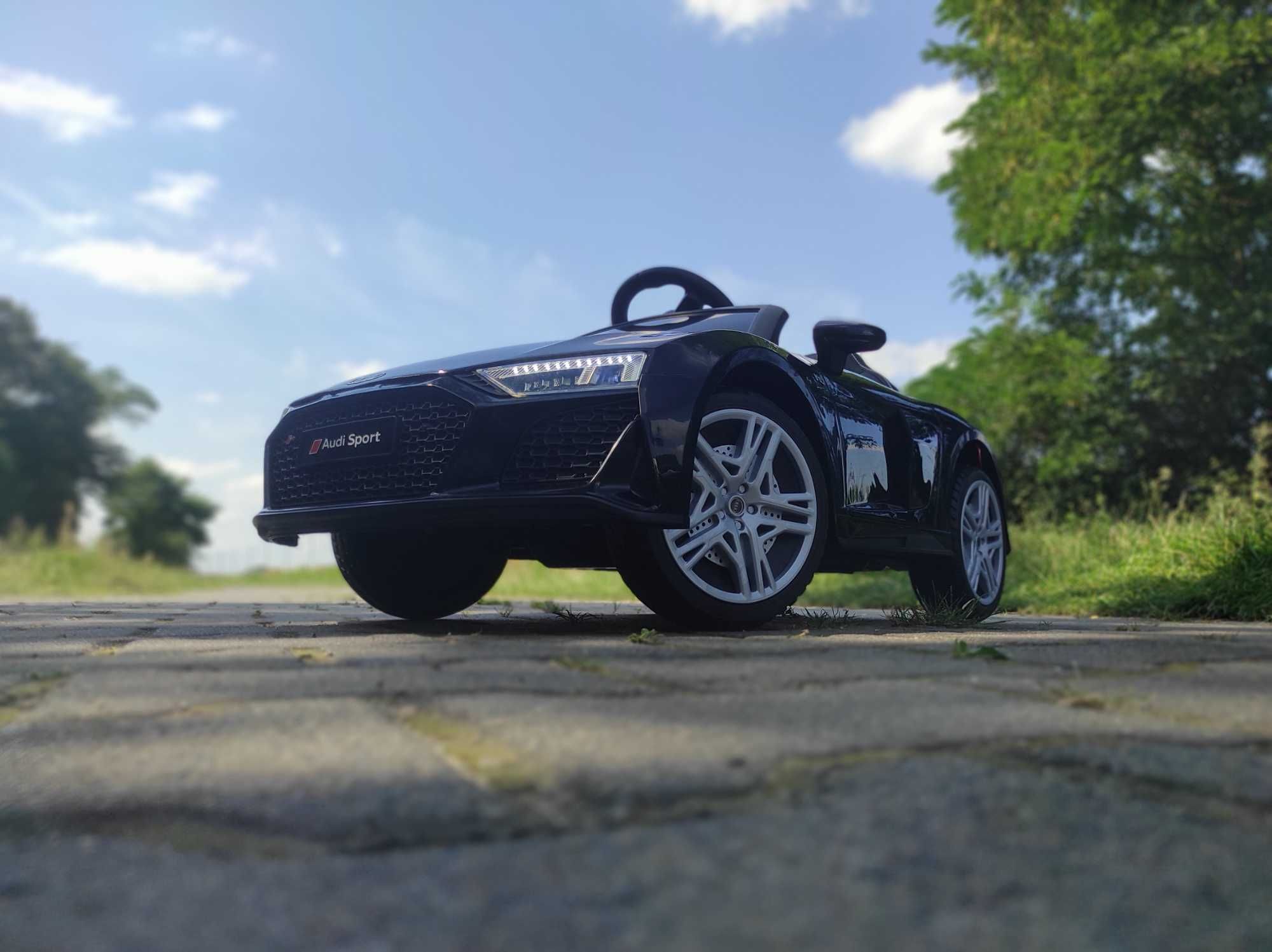 Audi R8 LIFT Samochodzik na akumulator  Pilot + Koła EVA + MP3 + LED