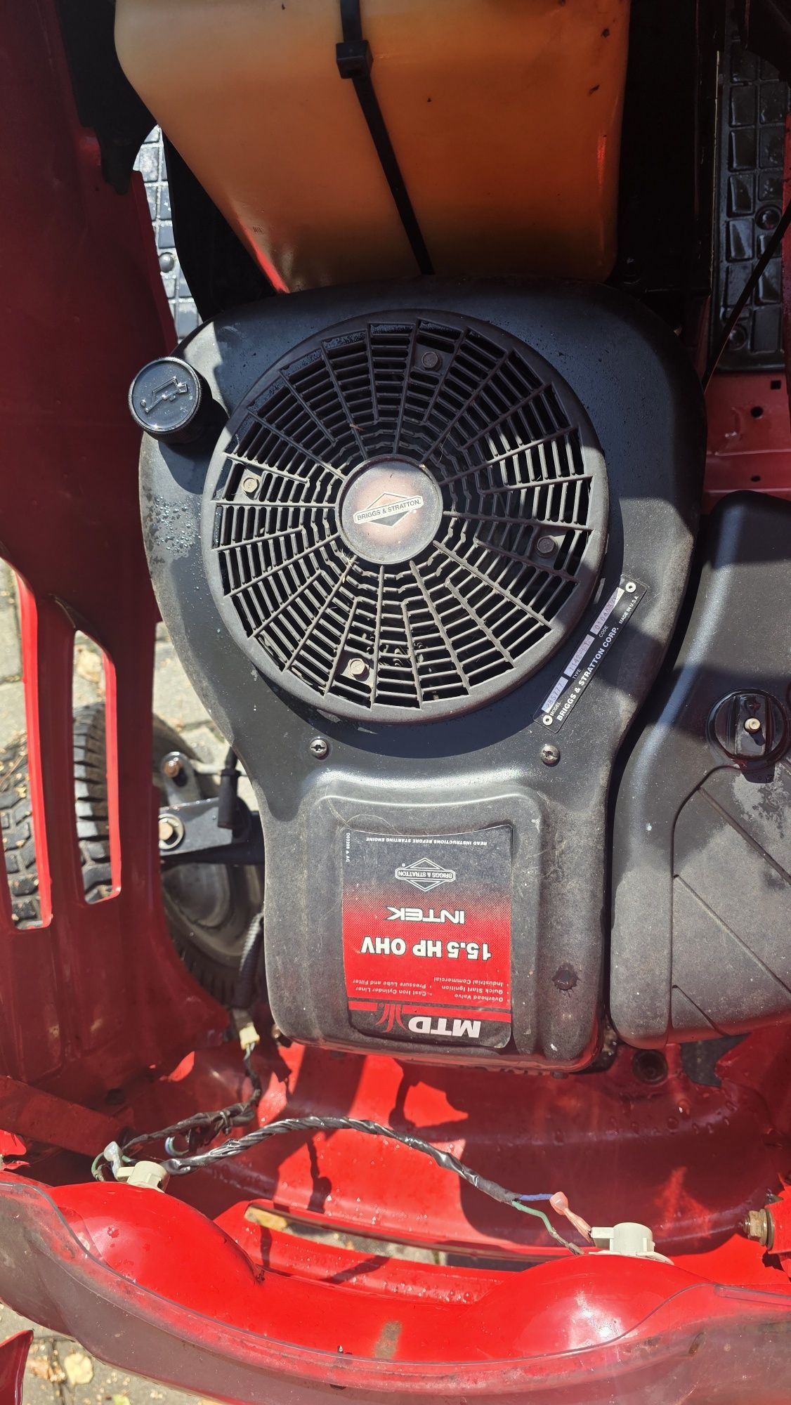 traktorek MTD kosiarka 15,5KM silnik briggs&stratton  2 noże=107cm