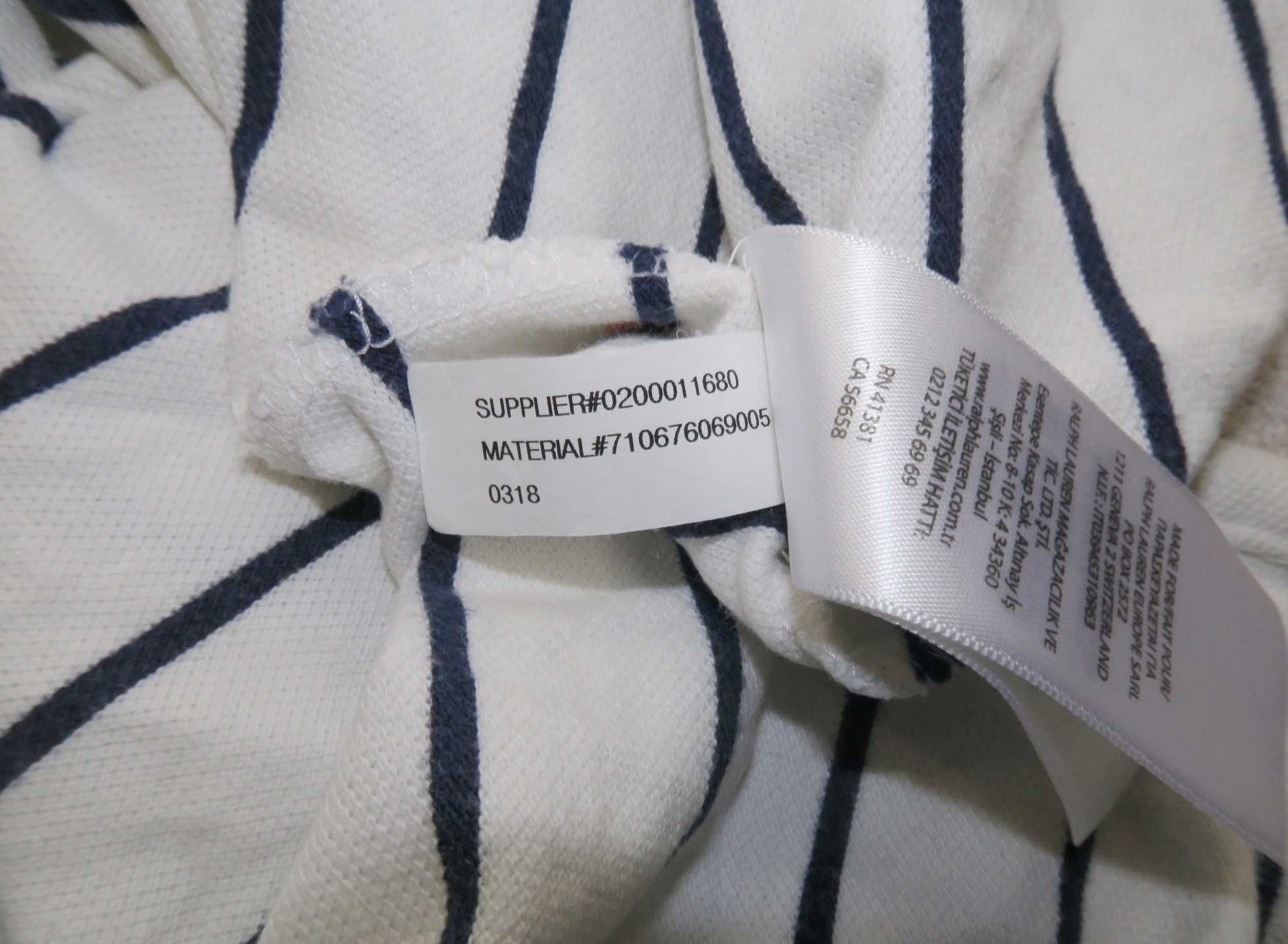 Ralph Lauren koszulka polo w paski polówka M