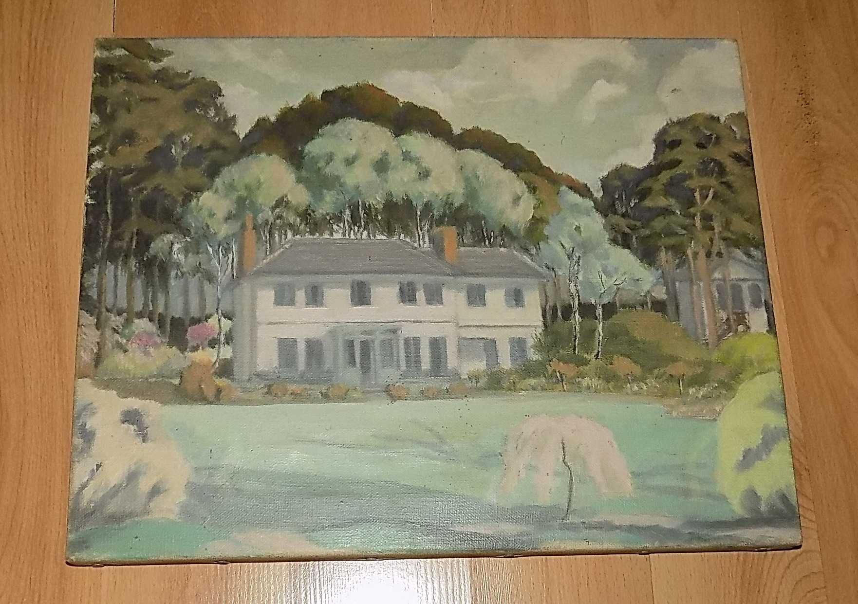 OBRAZ Olej Dworek Winsor & Newton