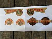 Emblemas em alumínio para depósito e guarda lamas Mayal