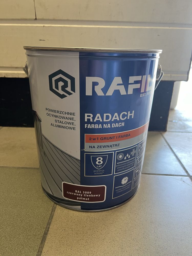Farba Rafil Radach 10L Ral 3009 Czerwony tlenkowy