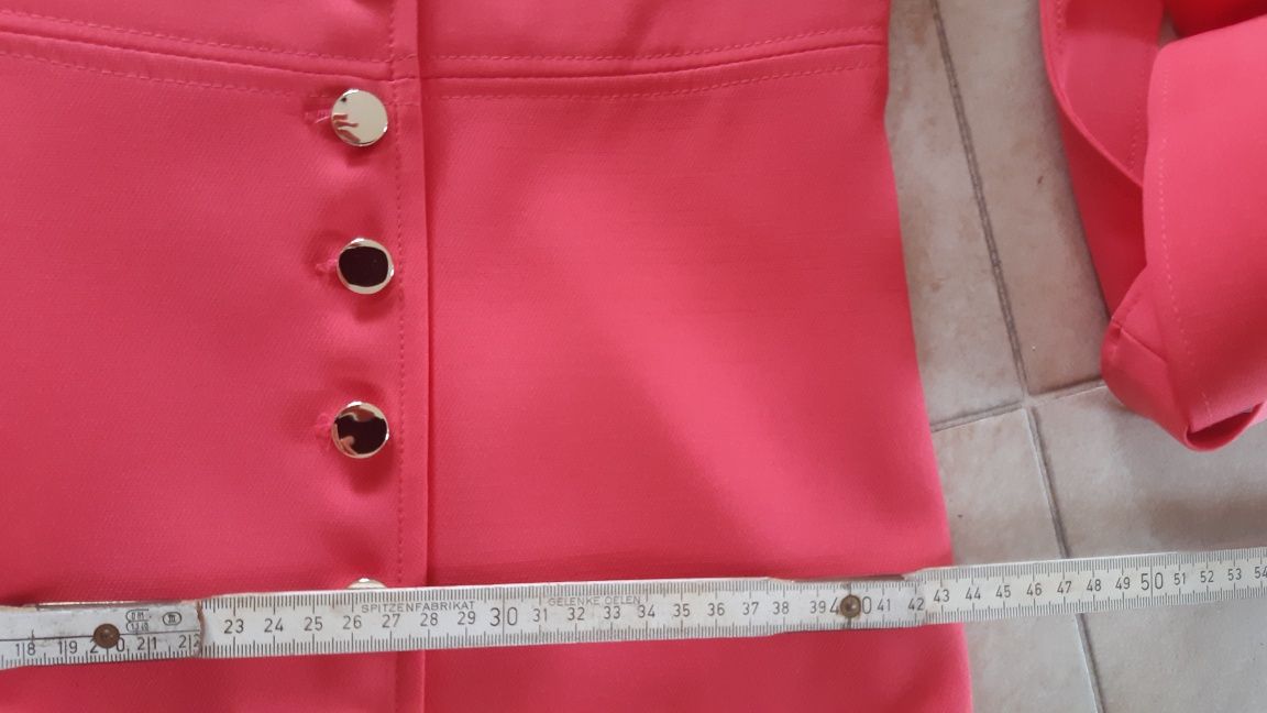 Nowa sukienka elegancka tunika koralowa 38 Marcela