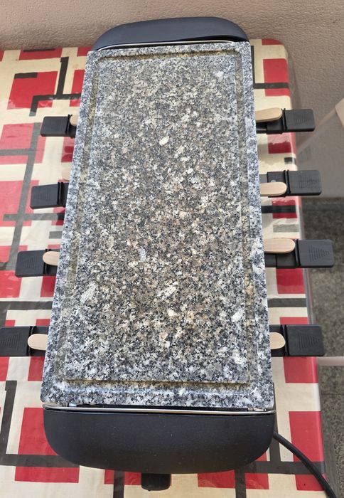 Placa Pedra Grelhador com Raclette