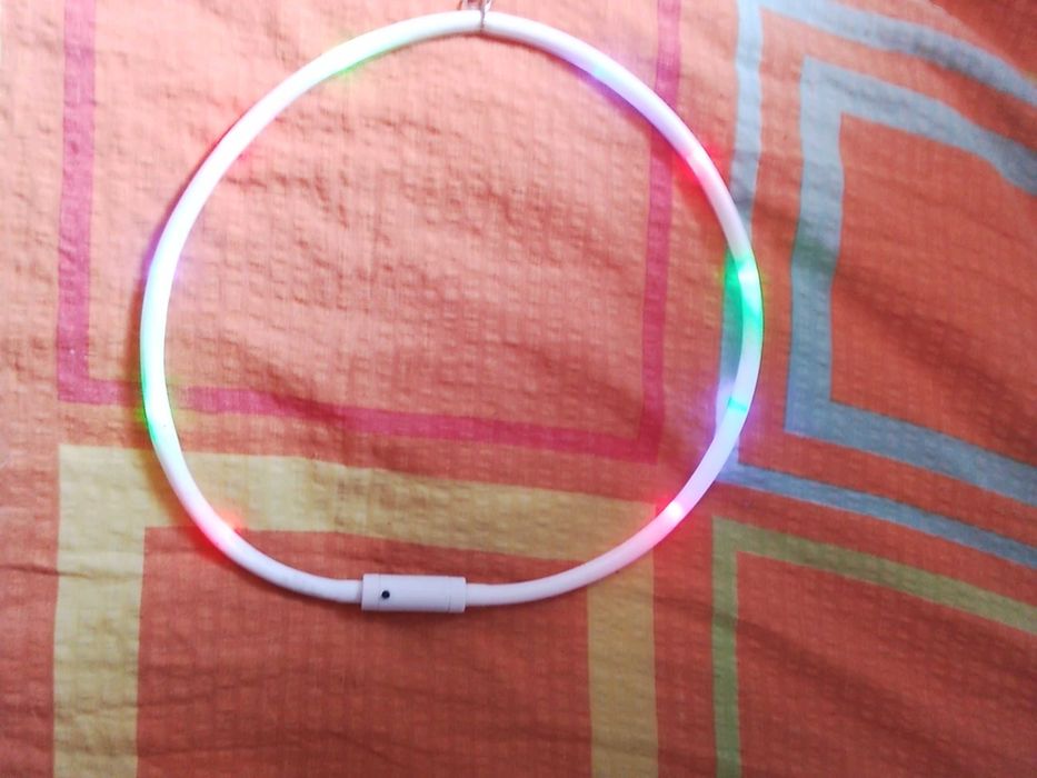 Нашийник новий світлодіодний LED для собаки. Розмір 80 см. 3 режими.