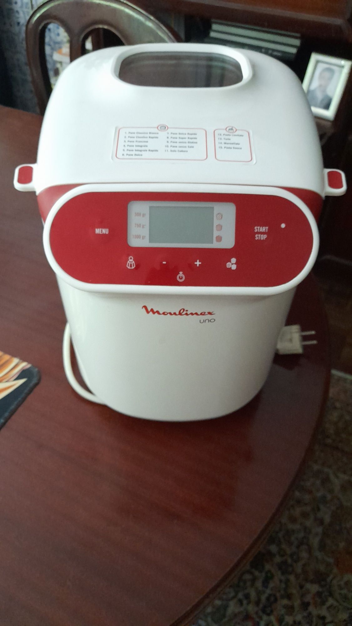 Máquina de fazer pão Moulinex