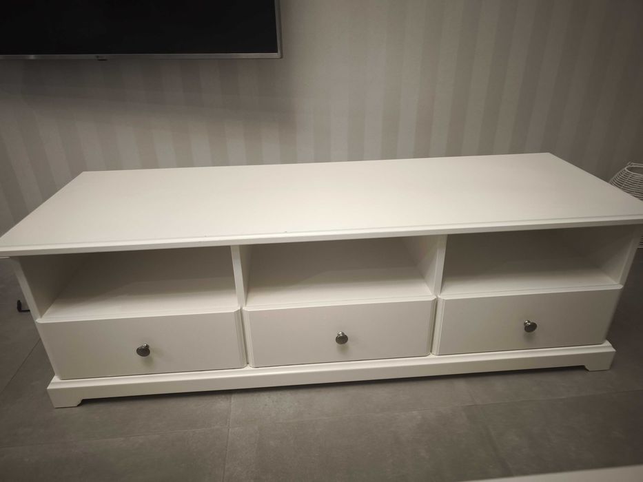 Szafka RTV złamana biel z IKEA