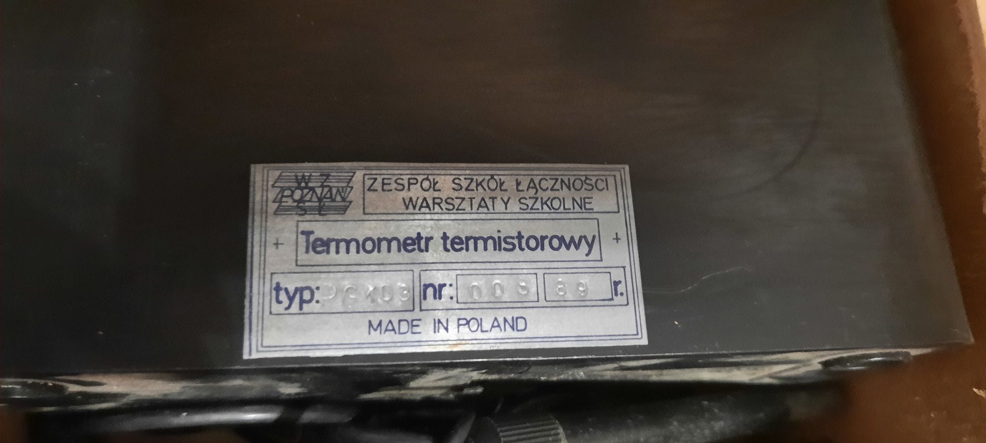 Termometr termistorowy bateryjny