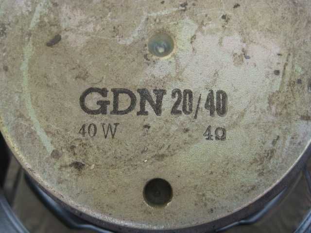 Tonsil GDN 20/40 głośnik 20 40 4Ohm  średnica 20cm oryginał
