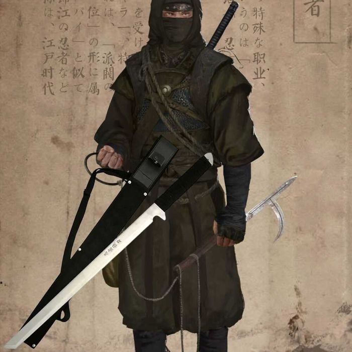 Miecz Katana Ninja Treningowy z Pochwą 71 cm D120