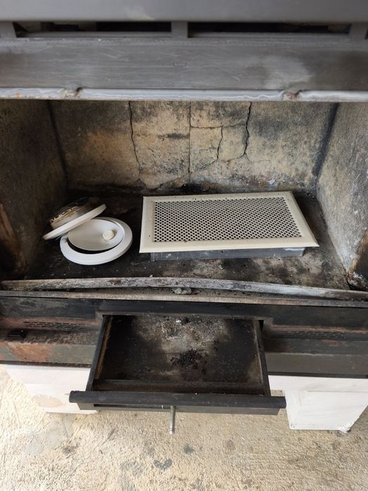 Recuperador embutido a lenha ventilado