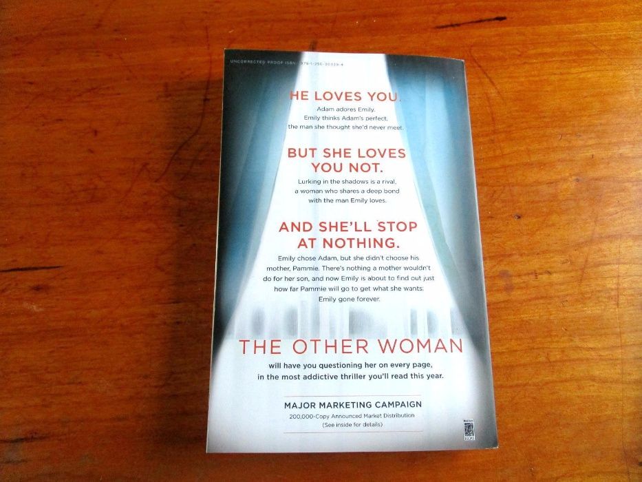 The Other Woman новая книга на английском ОРИГИНАЛ
