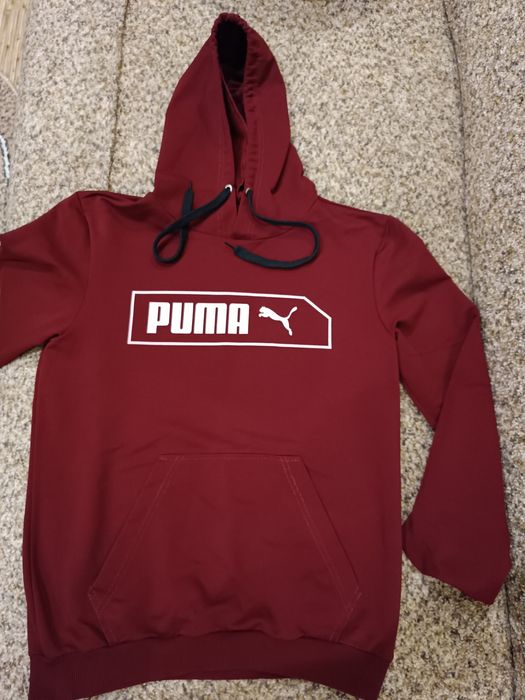 Кофта Puma бордового кольору