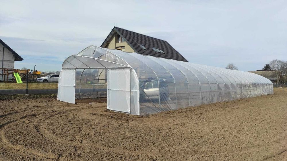 tunel foliowy, tunele foliowe , pomidor , ogórek , kwiaty 7m x 30x3,3m