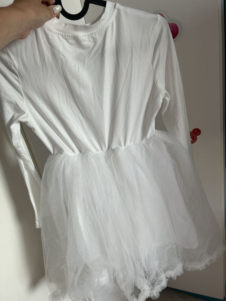 Sukienka dla dziewczynki tweedowa - pled pleid dress wesele komunia