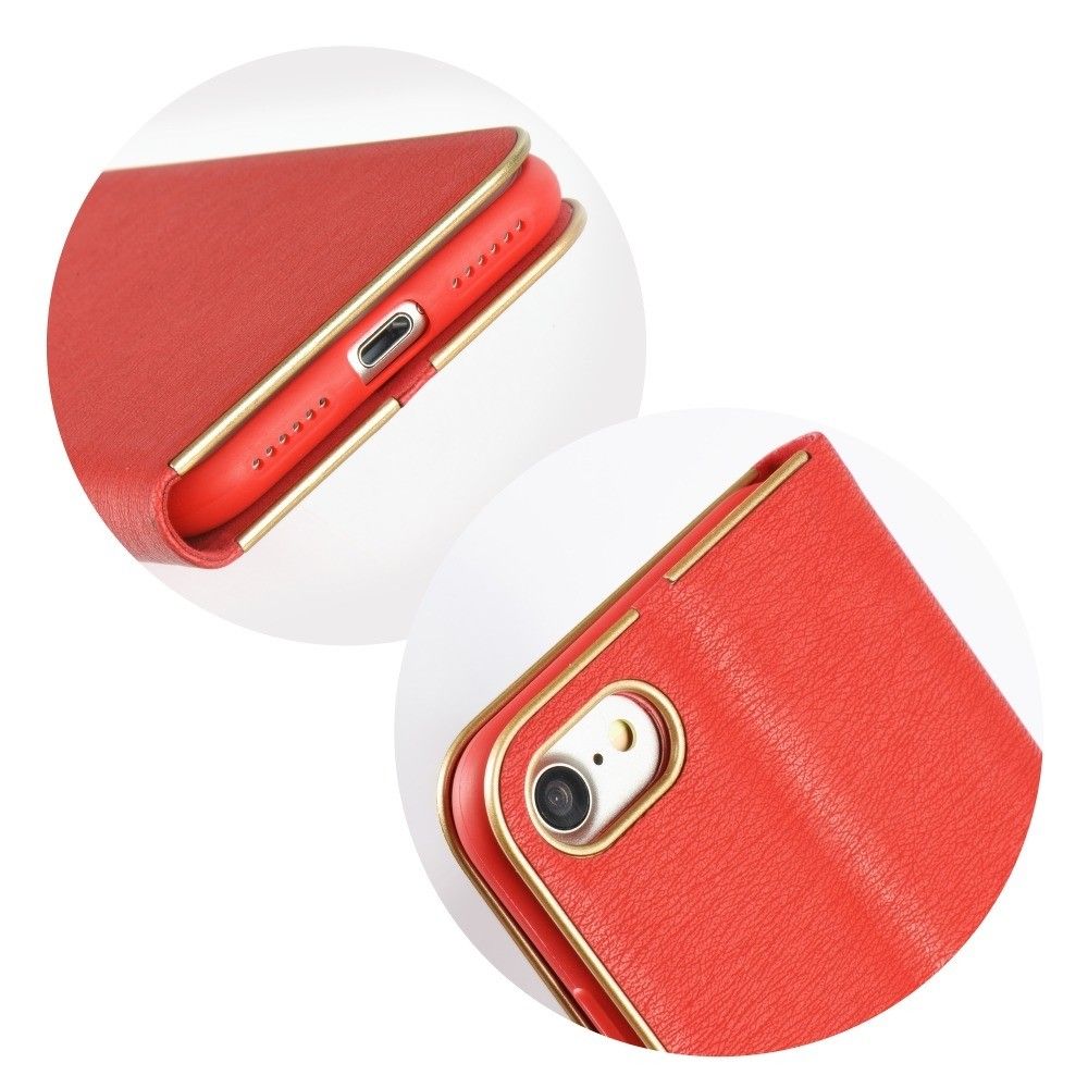 Etui Luna Book do Xiaomi Redmi Note 13 4G Red Gold