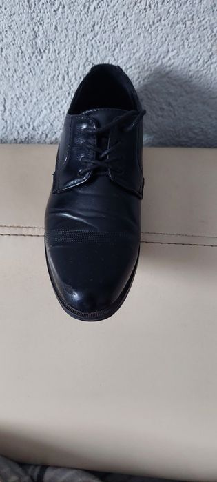 Buty chłopięce Eleganckie, wizytowe, komunijne czarne. r.32-33