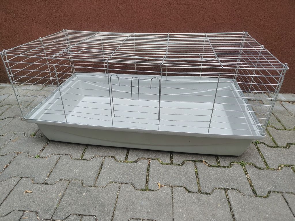 Klatka 100cm dla królika klatka dla świnki morskiej prawie nowa