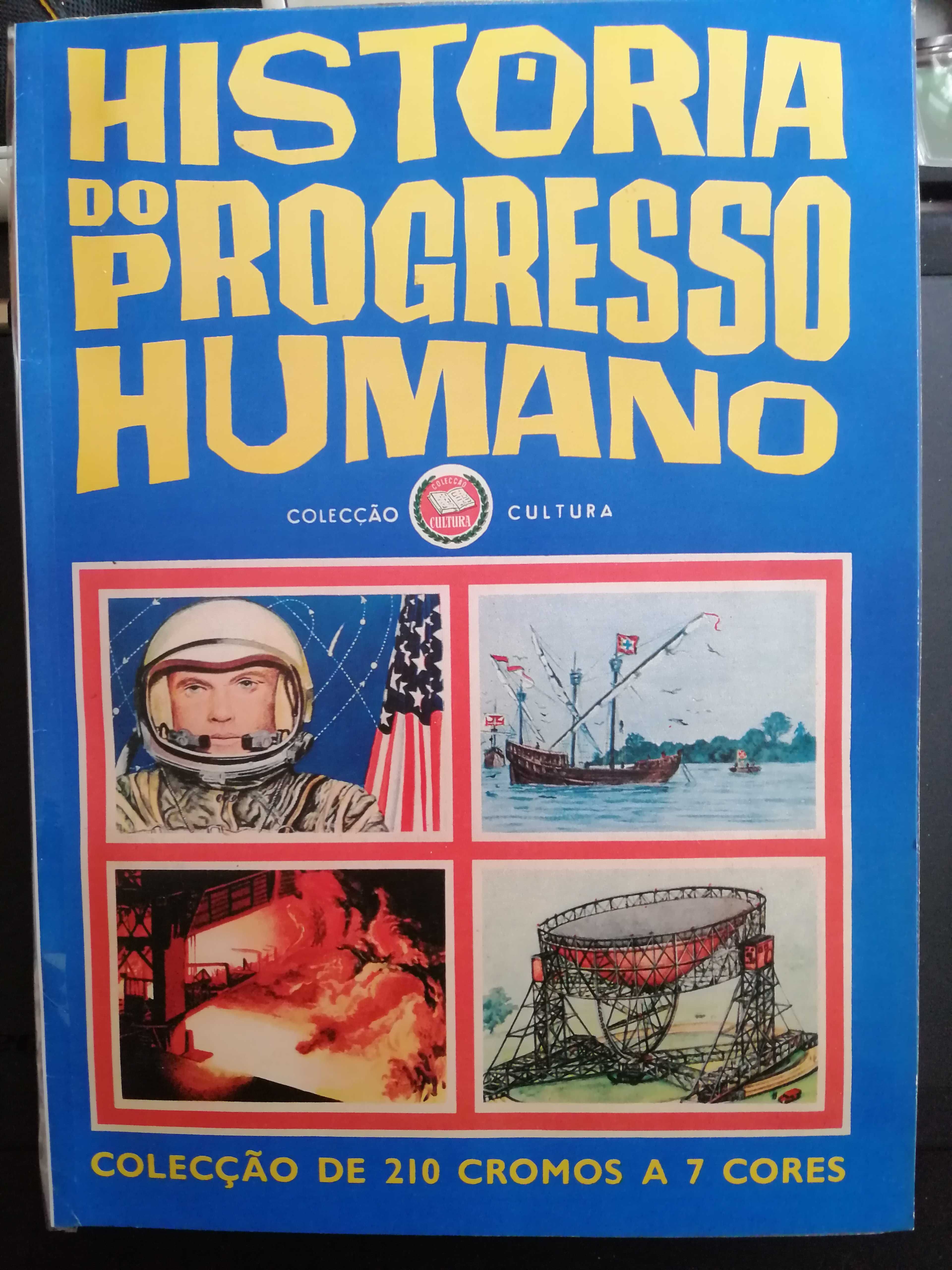 Caderneta cromos História do Progresso Humano