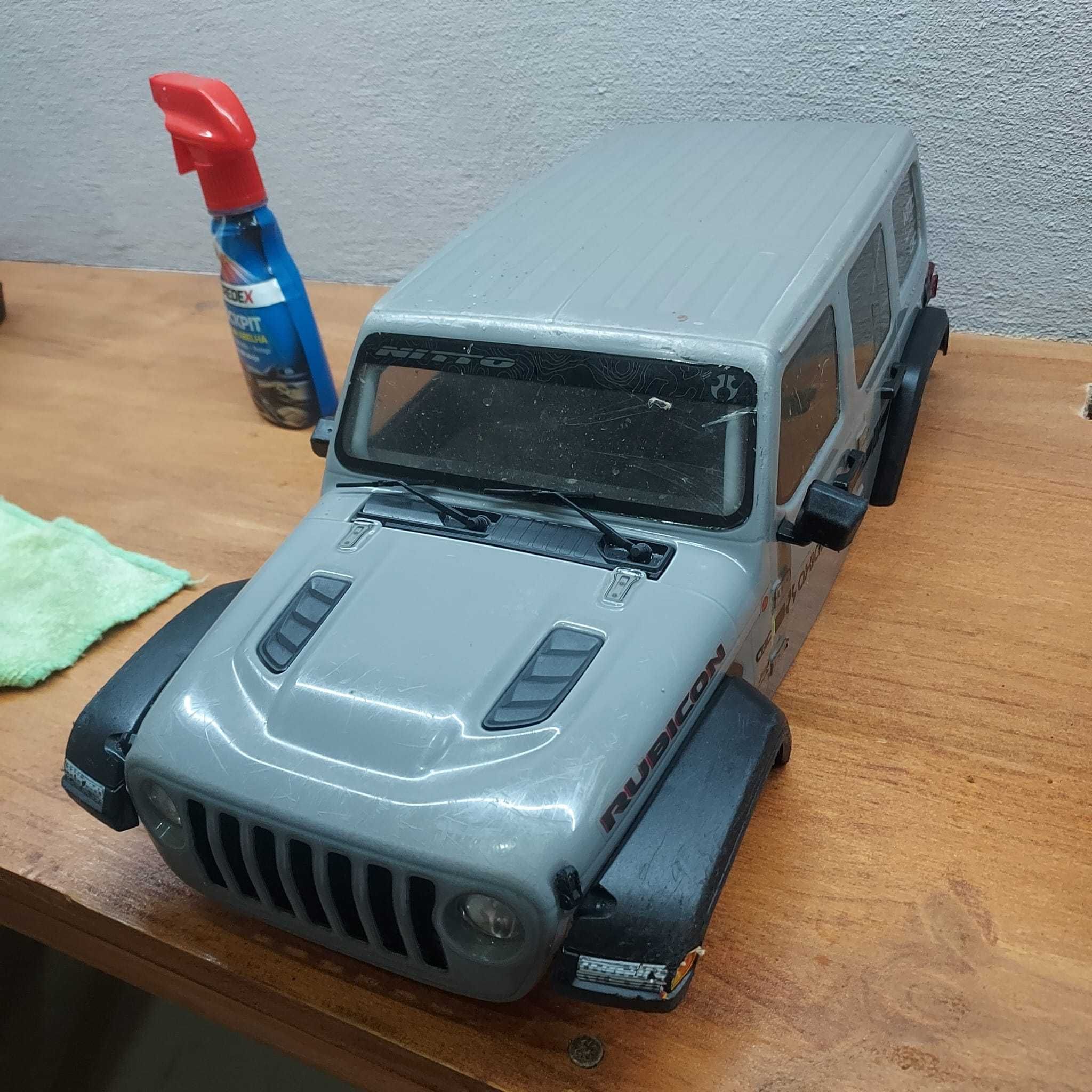 1/10 SCX10 III Jeep JLU Wrangler 4X4 RTR Brushed Rock Crawler,Gray