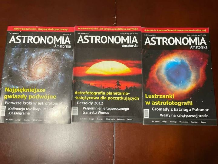 Astronomia czasopismo nr. 1, 2, 3 (2012)