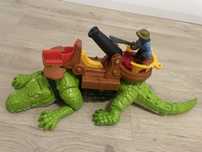 Fisher-Price Imaginext Kroczący Krokodyl i Pirat Hak DHH63
