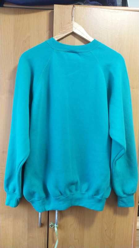 vintage boxy green sweatshirt