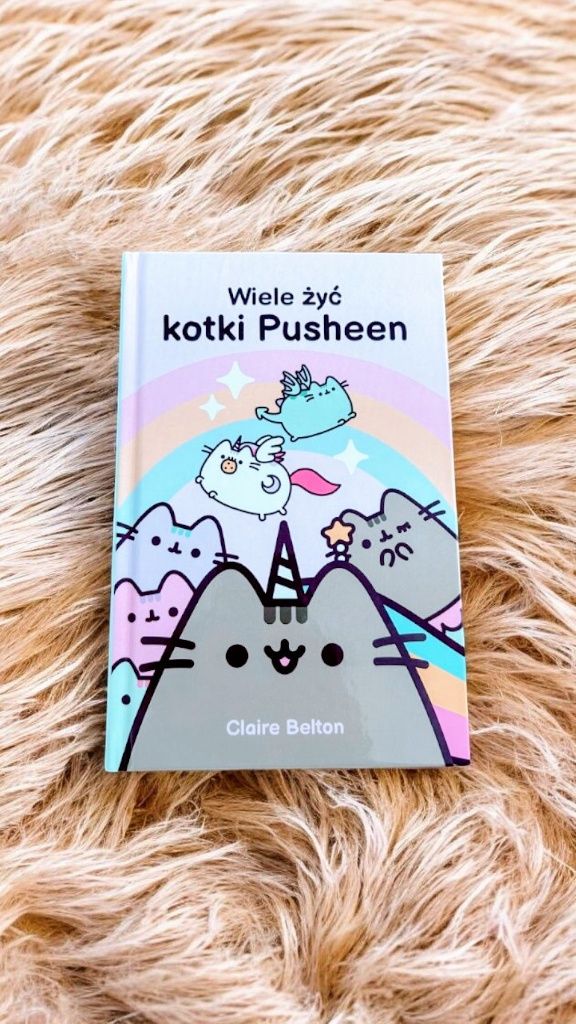 Wiele żyć kotki Pusheen 185 stron Książka dla dzieci Clair Belton