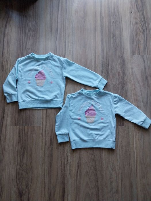 Bluza dla bliźniaczek 92