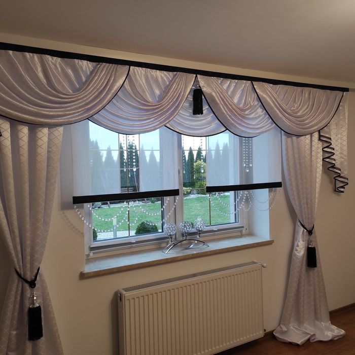 Komplet Iness GLAMOUR lambrekin zasłony panele