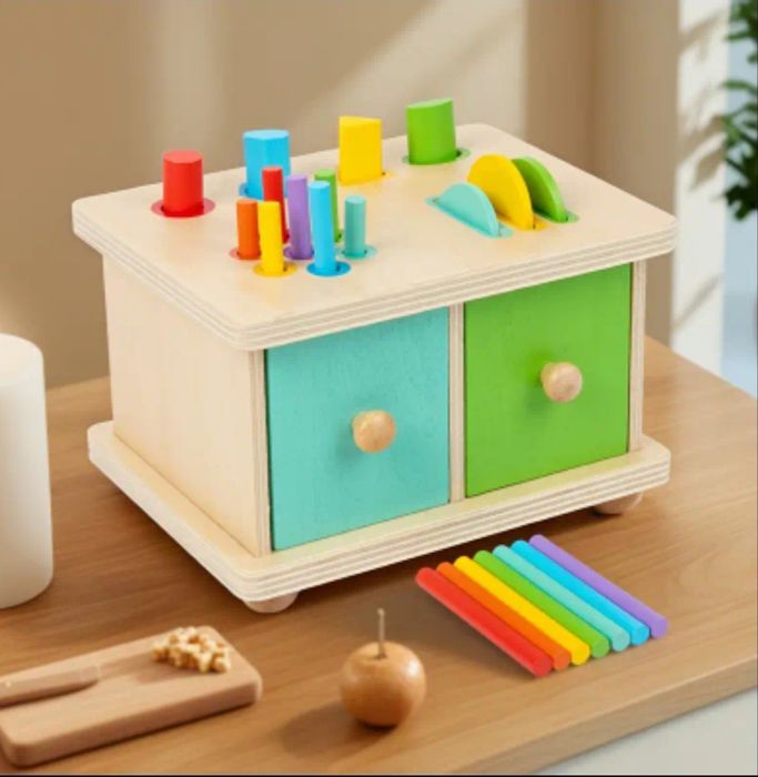 Дерев'яний сортер пазл складанка дошка