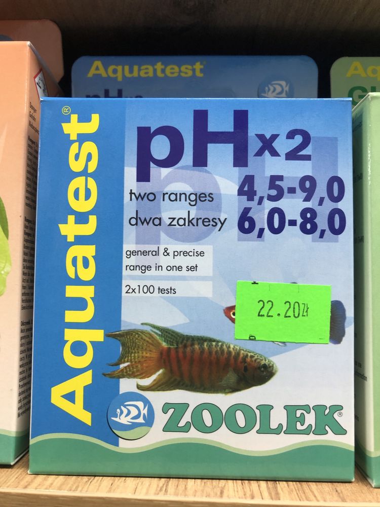 Aquatest kropelkowy pH dwa zakresy zoolek