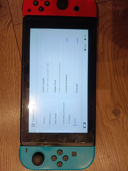 Konsola Nintendo switch V1 cfw