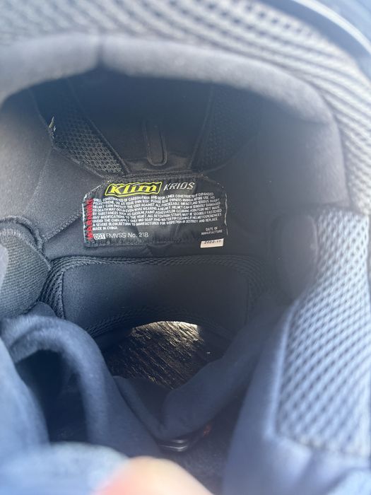 Capacete Klim Krios tamanho M  excelente estado capacete aventura