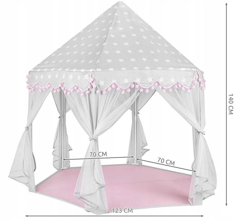 Намет дитячий Дитячий ігровий будиночок вігман Велика дитяча палатка