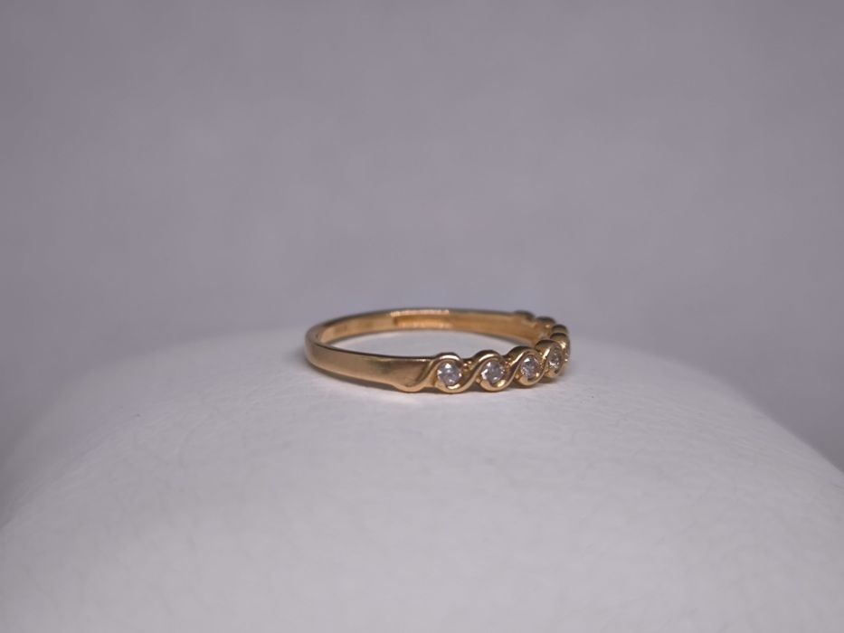 Кольцо золотое 16.5 размер