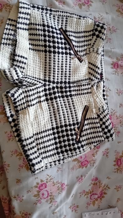 Short branco confortável