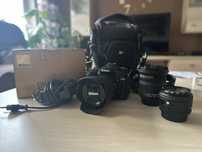 Nikon d7100 maly przebieg okazja! 3 obiektywy + torba
