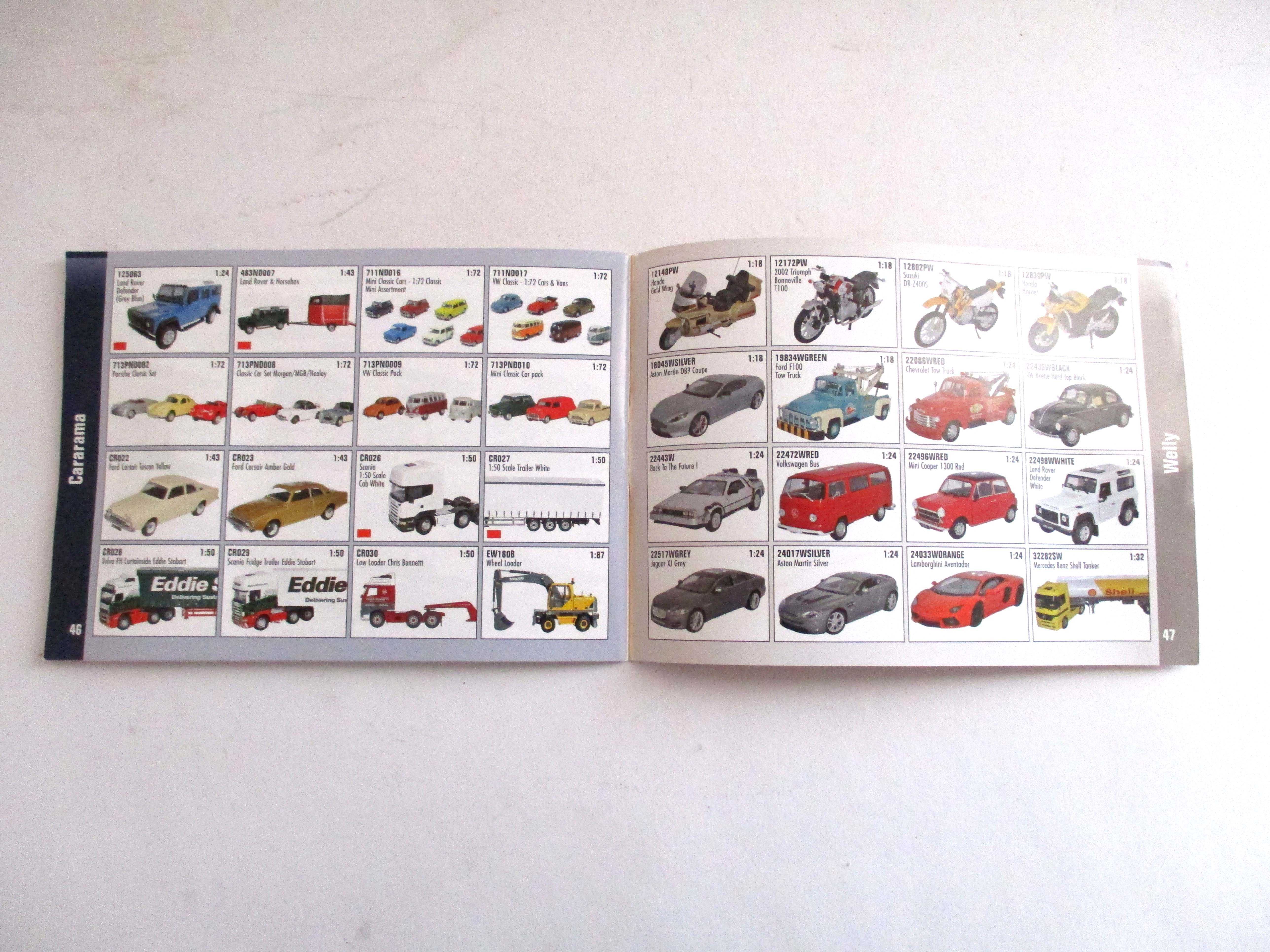 Catálogos/ Brochura de carros miniatura