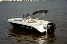 Nowa łódź Atlantic Marine 490 silnik Mercury F60 ELPT przyczepa PP1100