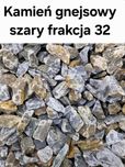 Kamień gnejsowy szary, frakcje 32, 63