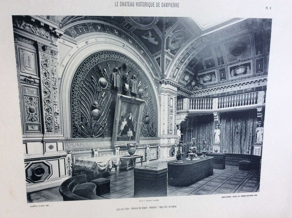 Le Chateau Historique de Dampierre. Heliotipia de 1905. Lote 5