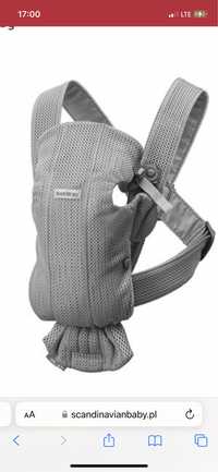 BABYBJORN MINI 3D Mesh – nosidełko, Szary