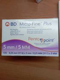 Голки для інсулінових ручок Micro - Fine Plus