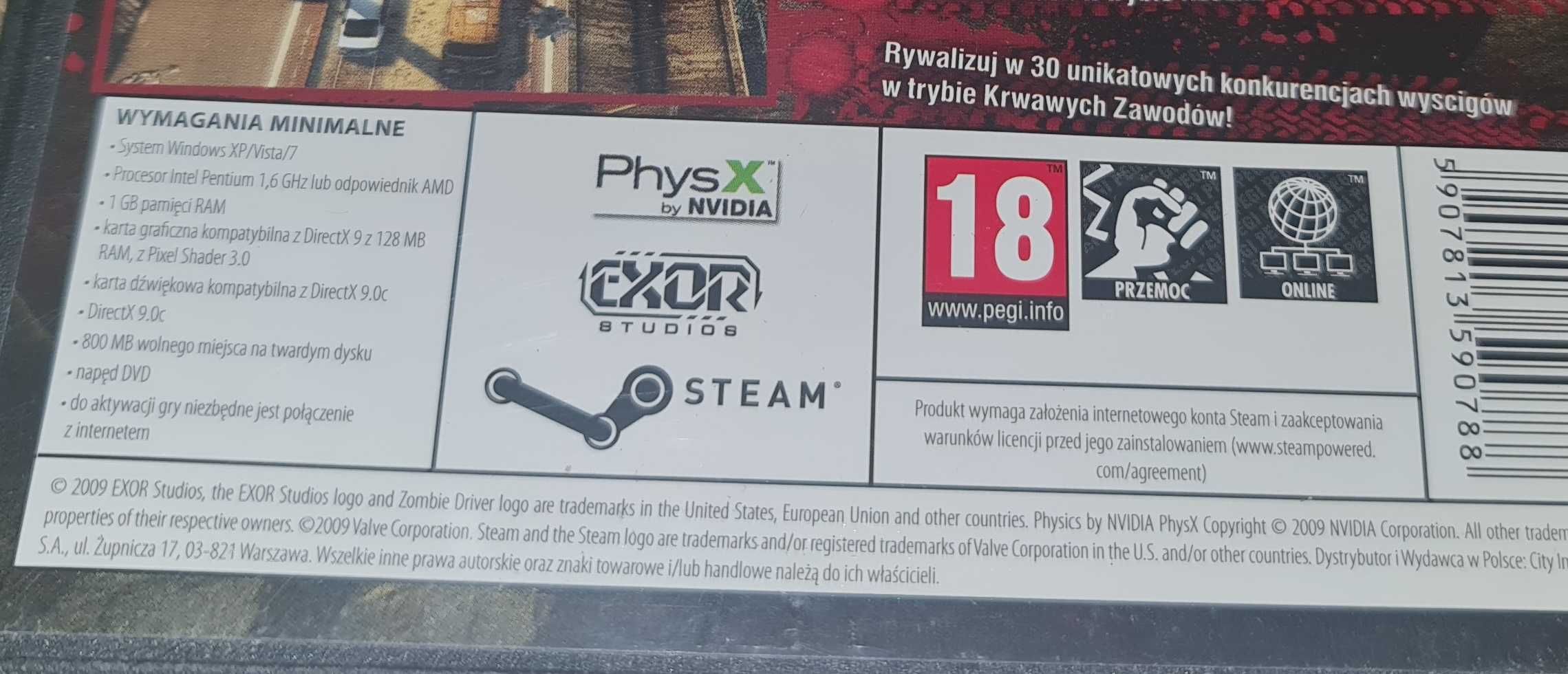 Zombie Driver/ PC / PL /DB/ Bez KLUCZA /