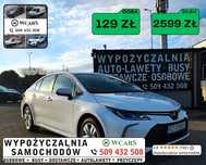 Wynajem aut osobowych wypożyczalnia samochodów dostawczych Toyota auta