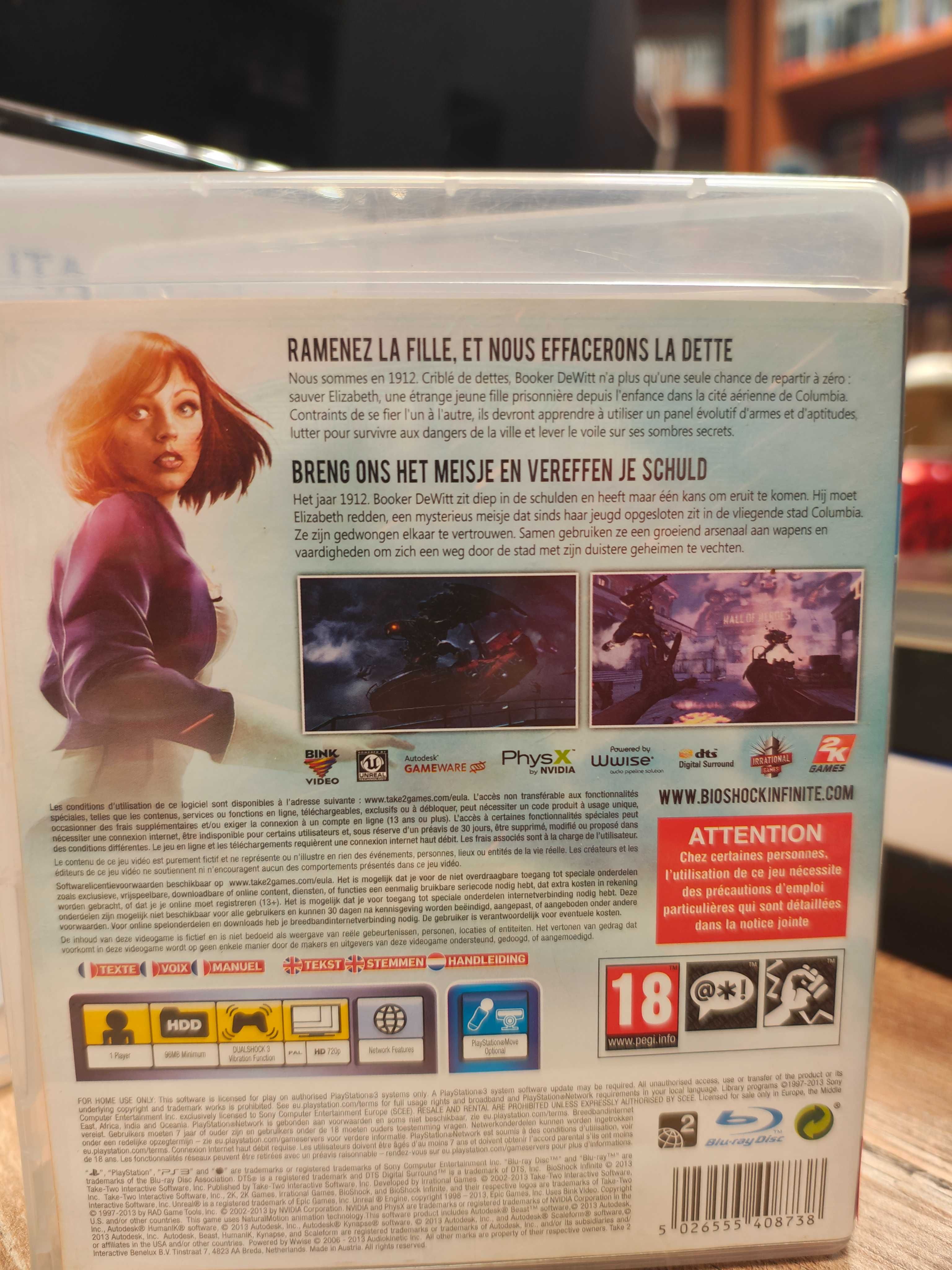 BioShock Infinite PS3, Sklep Wysyłka Wymiana