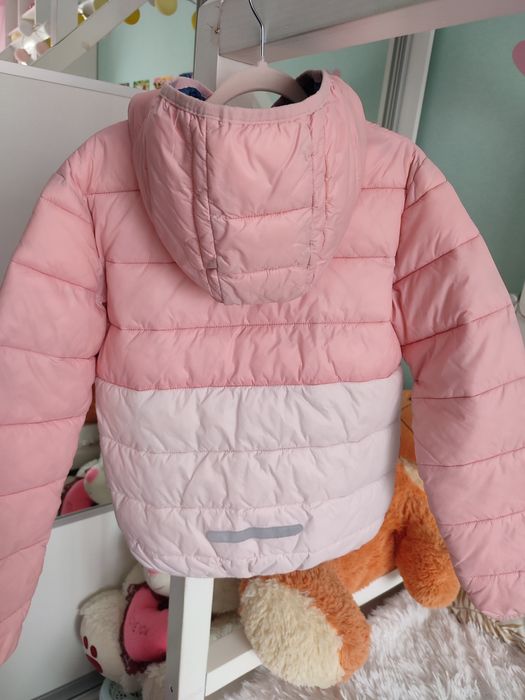 Демі куртка, демі шапки для дівчинки 121-134