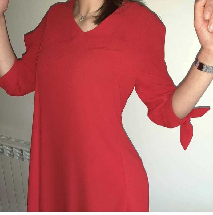 Vestido meia manga