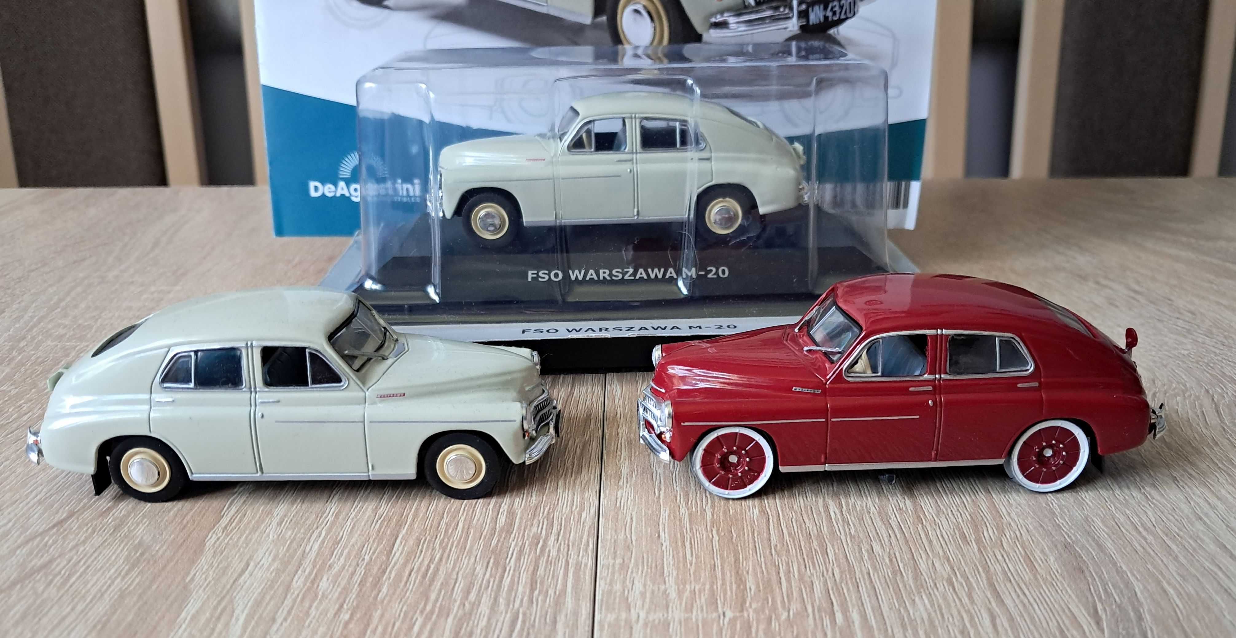 Legendy FSO Warszawa M-20 - nowy, gazetka. 1:43